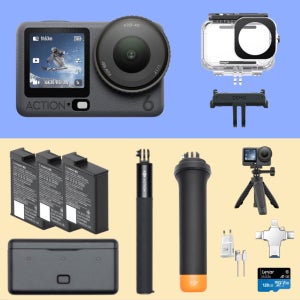 [대여/24시간 공항수령 반납] 오즈모 액션6 대여 렌탈 액션캠 풀패키지 인천공항 1일