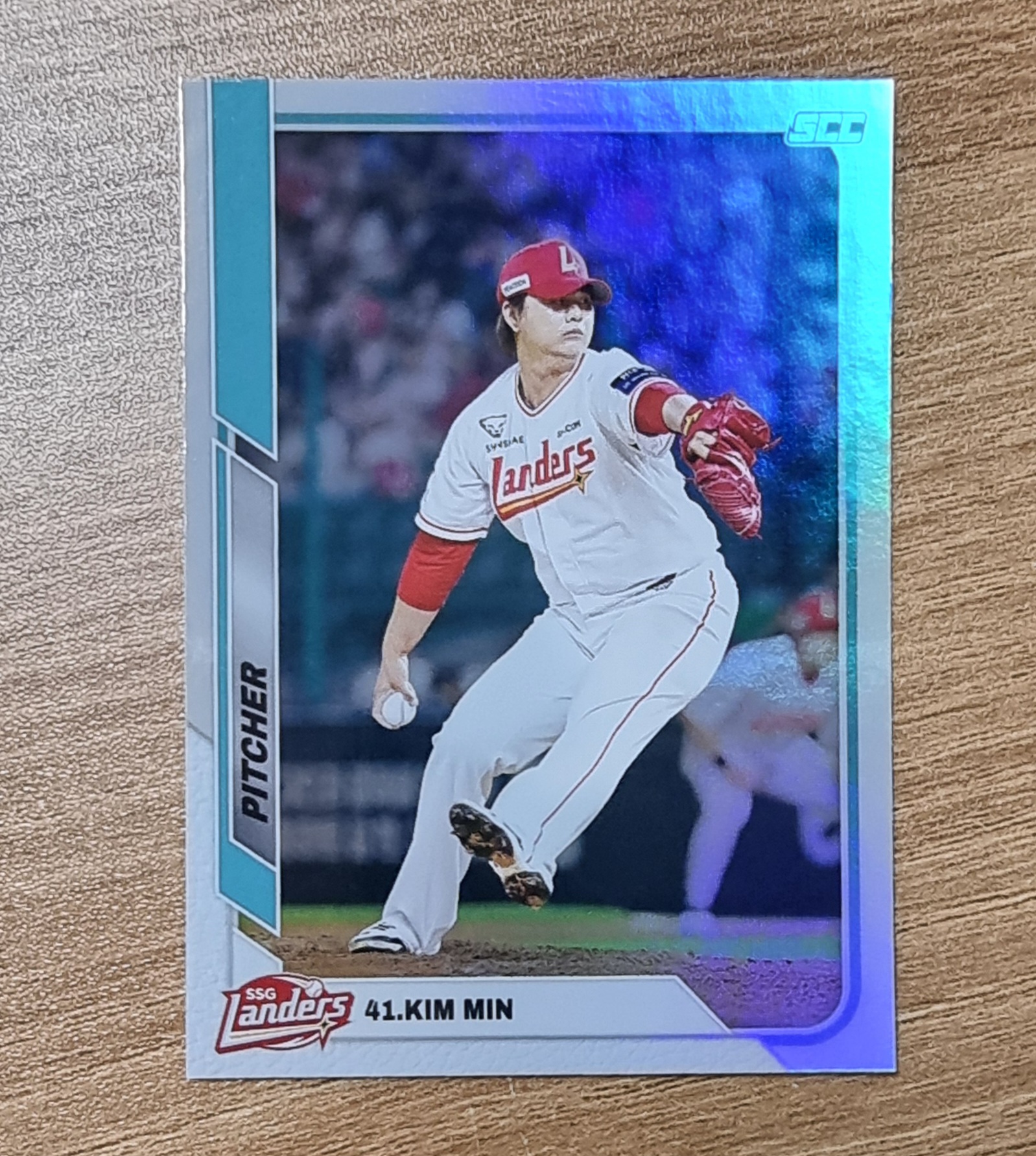 2025 SCC 센세이션 김민 패러렐 크보카드 SSG랜더스 KBO 야구카드