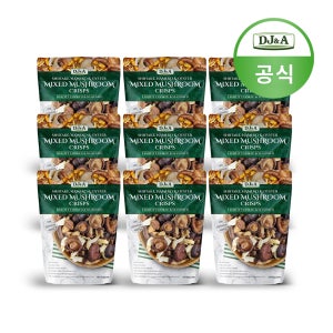 디제이앤에이 영양 건강 간식 야채칩 믹스 표고버섯 크리스프 65g X 9개