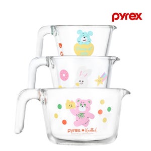 파이렉스 노티드2 계량컵 3P 세트 (250ml, 500ml, 1L)
