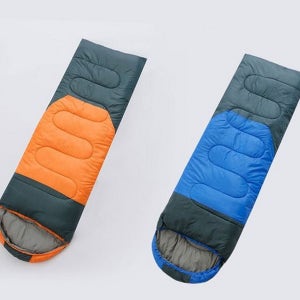 일인용 캠핑 침낭 후드형 차박 침낭 백패킹 간절기 겨울용