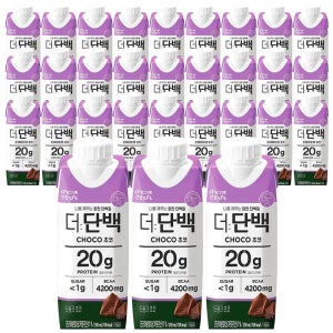 더단백 프로틴음료 초코 250ml 30개 단백질쉐이크 운동전 운동후