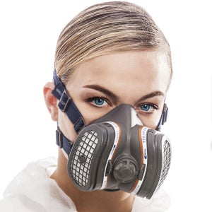 영국산 GVS 방독면 농약 화재용 페인트 락스 가스 일립스 581 특대형 XL