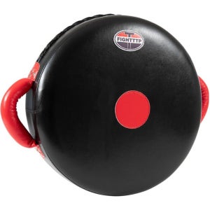 레예스 라운드 펀치 미트 권투 클래식 Pro 훈련용 샌드백 극세사(검정색과 레드)