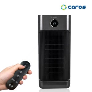 캐로스CEH-GP3KWB PTC 전기온풍기 3000W 3초 발열 타이머 가정용 거실난방 스탠드형 히터