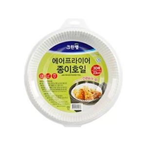 1889 크린랲 에어프라이어 종이호일(대) 23cmX4.5cm (30매) 인체무해 특수코팅 전자레인지 후라이펜 오븐사용 가능