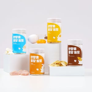 버디부 산양유 퐁당트릿 동결건조간식 미니트릿 치즈, 50g, 2개