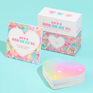 정서발달 세이펜호환 I 하루 한 장 어린이 마음 성장 카드 (유아교구 한글 감정 플래시)