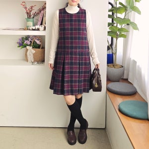 겨울뷔스티에원피스 뷔스티에원피스 연말룩 결혼식하객룩