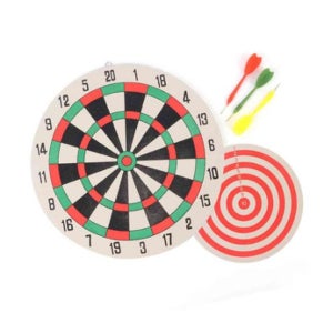 다트 게임판 양면 벽걸이형 미니 다트 게임