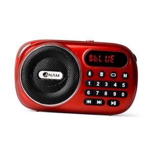 고음질 휴대용 라디오 미니 녹음 라디오 어르신 캠핑