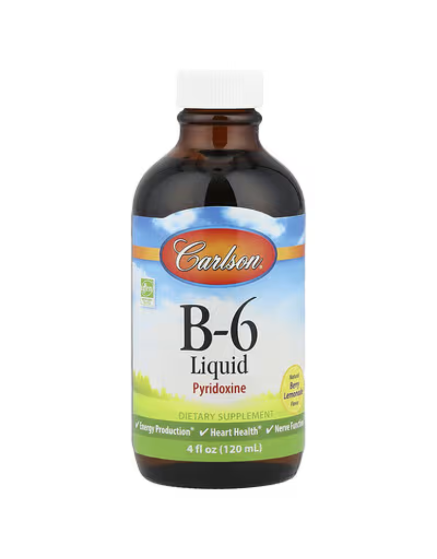 Carlson B-6 <b>리퀴드</b> 천연 베리 레모네이드 120ml