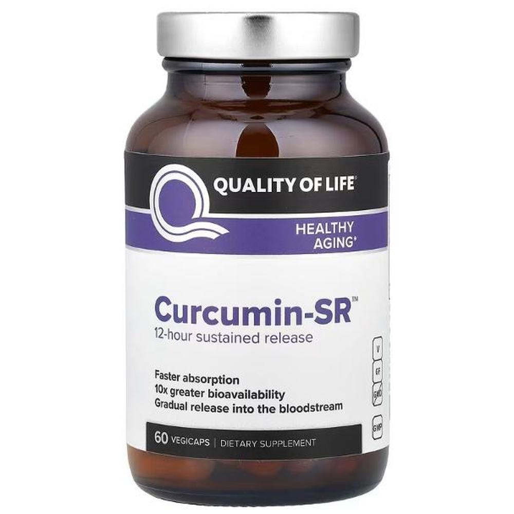 퀄리티오브라이프랩스 <b>커큐민-SR</b> 베지캡 60정