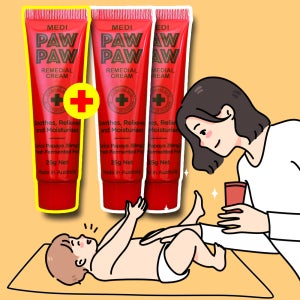 호주 메디 포포 크림 pawpaw 임산부 아기 내돈내산 후기 효과 효능 25g 3개