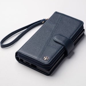 에르모 천연가죽 카드 지갑 케이스 네이비, 갤럭시S10 5G SM-G977N