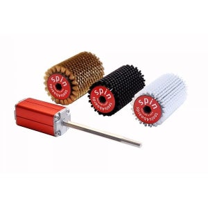 Tools4Boards Spin 5피스 로토 브러시 키트 캔디 애플 레드/실버/블랙