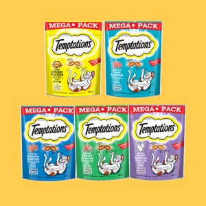 템테이션 메가팩 고양이 간식 콤보, 160g, 5개