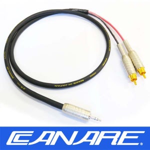 카나레 Y케이블 스피커선 Hi-Fi AUX 스테레오 3.5 to 2RCA 3m, 1개