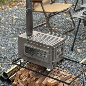 아베나키 하이브리드 불멍 화목난로 캠핑스토브 화로대 가방포함