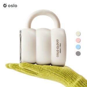 오슬로 스텐304 클라우드 텀블러 머그 480ml 이중진공 보온 보냉 손잡이 뚜껑 머그 컵