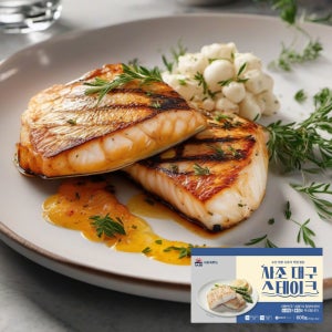 [사조씨푸드] 순살 대구 스테이크 (600g)