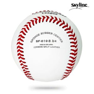 스카이라인 유소년 싸이즈 가죽 안전 야구공 안전공 연식구 SF-010 ( 8 3/4 )