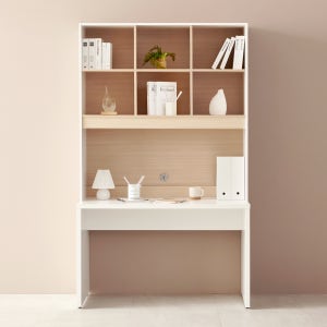 E0자재 학생 책상세트 1200x600x2000mm, 오픈형 / 메이플 (DK8936)