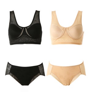 비너스 와코루 편한 무봉제 메쉬 몰드 여성 브라 팬티 여자 브라탑 속옷 [WLGB310R]