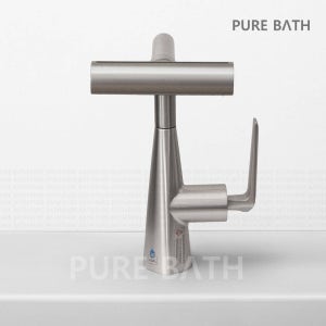 퓨어바스 고급 싱크대수전 낮은 폭포수전 주방 수도꼭지 셀프 교체 와이드 P5000 SET