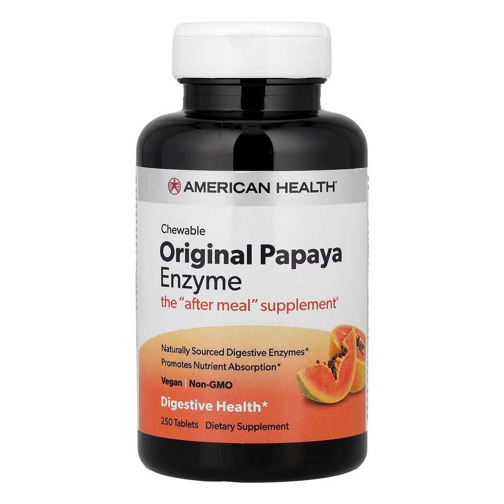 아메리칸헬스 <b>오리지널</b> 츄어블 <b>파파야 엔자임</b> 250타블렛