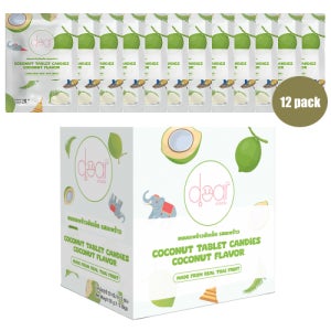 비건 코코넛 캔디 3가지맛 디어 식물성 태국 사무실간식 건강간식 코코넛밀크, 20g, 12개