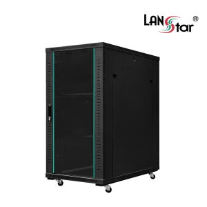 통신 허브랙 19인치 서버랙 보관 공유기 케이스 22U 블랙 LS-1200HS