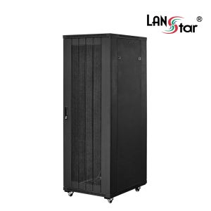 19인치 고급형 타공랙 서버 통신 허브랙 공유기 보관 케이스 36U 블랙 LS-1800HBS