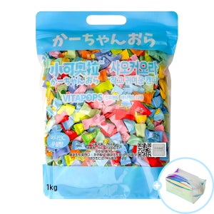 샤오커오라 비타팝스 무설탕 베트남 캔디 1kg