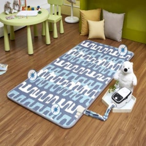 겨울 전기매트 일월 1인용 싱글 온열 온수매트 장판 100x200