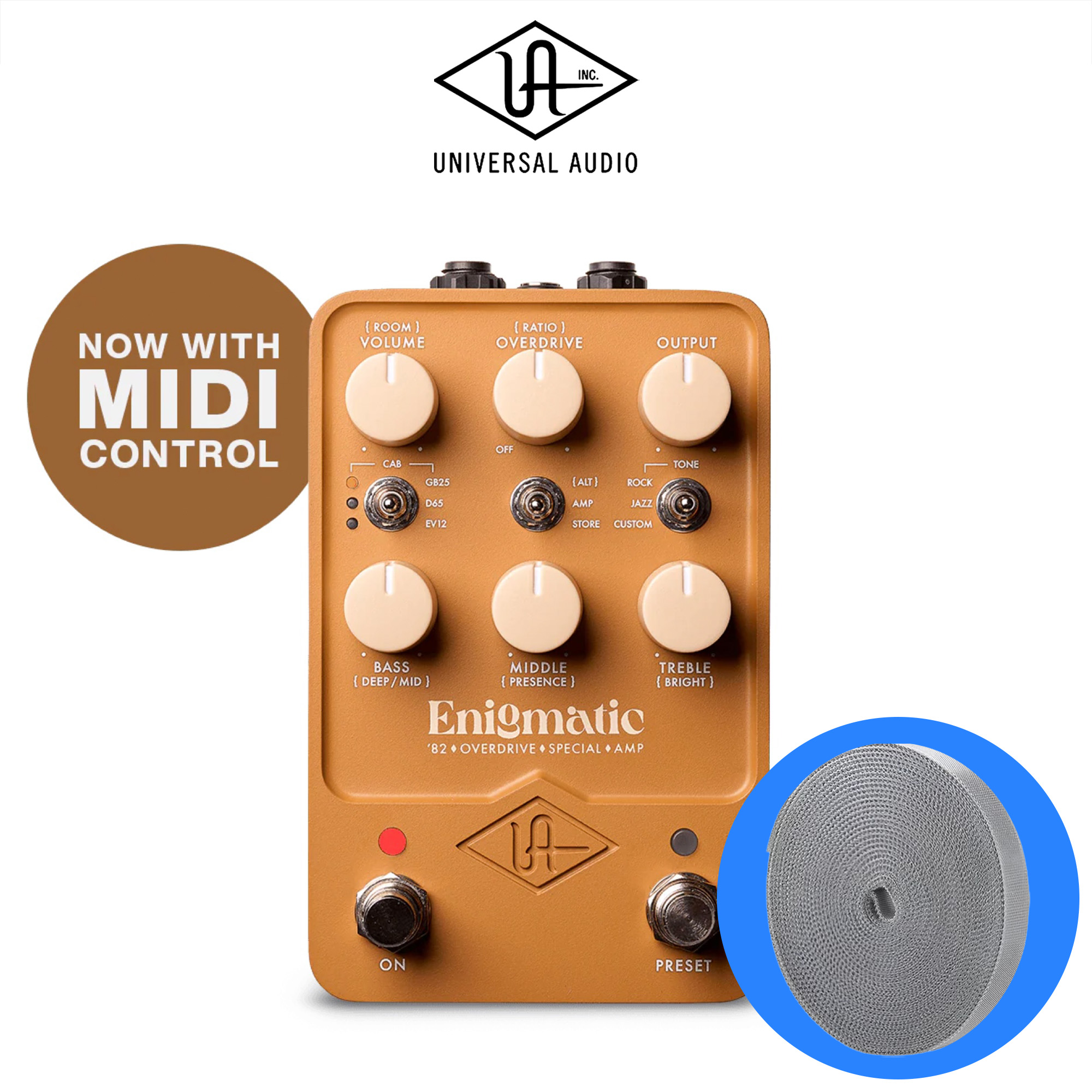 Universal Audio UAFX Enigmatic 82 Overdrive 기타 이펙터 페달 ua