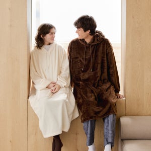 극세사 입는 담요 이불 후드 탈부착 캠핑 블랭킷