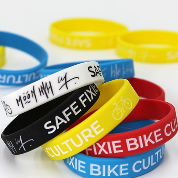 문태환 굿즈 실리콘 팔찌 SAFE FIXIE BIKE CULTURE