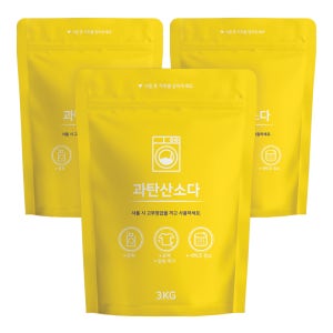 자우버 과탄산소다 다목적 활용 대용량 3kg, 3개