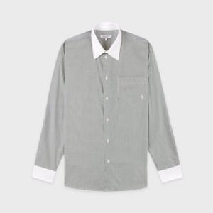 [스포티앤리치] Sporty&amp;Rich SRC 오버사이즈 셔츠 Forest striped