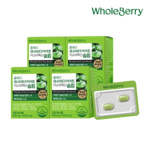 홀베리 와사비 다이어트 슬림 14정 8.4g, 4개