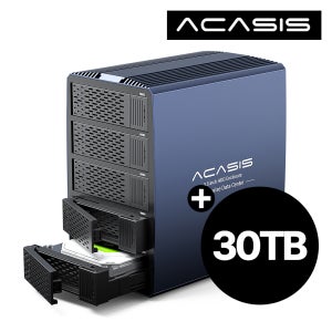ACASIS 아카시스 EC-7355 30TB (아이언울프 6TB X 5) RAID 5베이 외장스토리지 DAS 외장하드
