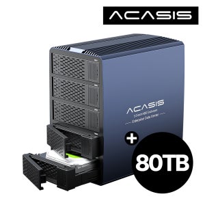 ACASIS 아카시스 EC-7355 80TB (아이언울프 16TB X 5) RAID 5베이 외장스토리지 DAS 외장하드