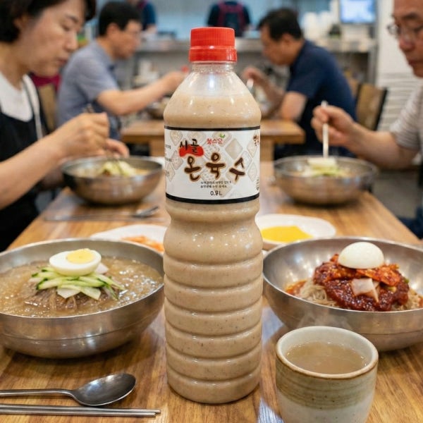 참소당 냉면집 사골 온육수