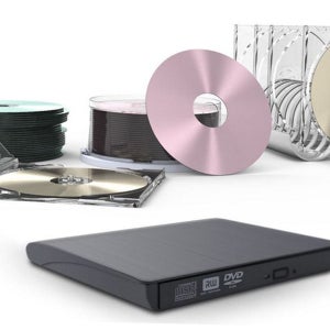 휴대용 외장형 dvd rw 경량형 슬림형 cd 롬 드라이브 노트북