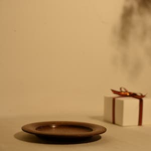 [어린나무] 월넛 디저트접시