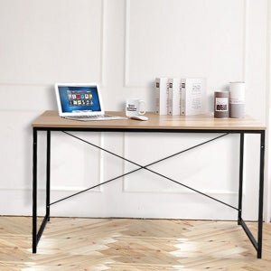 우드 1200 철제 책상 조립식 철제 기본 책상 작업대 서재