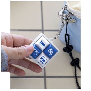 그루비 키 네모 키보드 키캡 키링 키체인 키홀더 키캡놀이