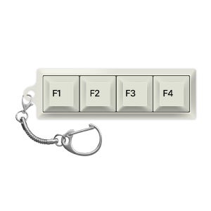 레트로 네모 키보드 키캡 키링 키체인 키홀더 키보드와 호환가능