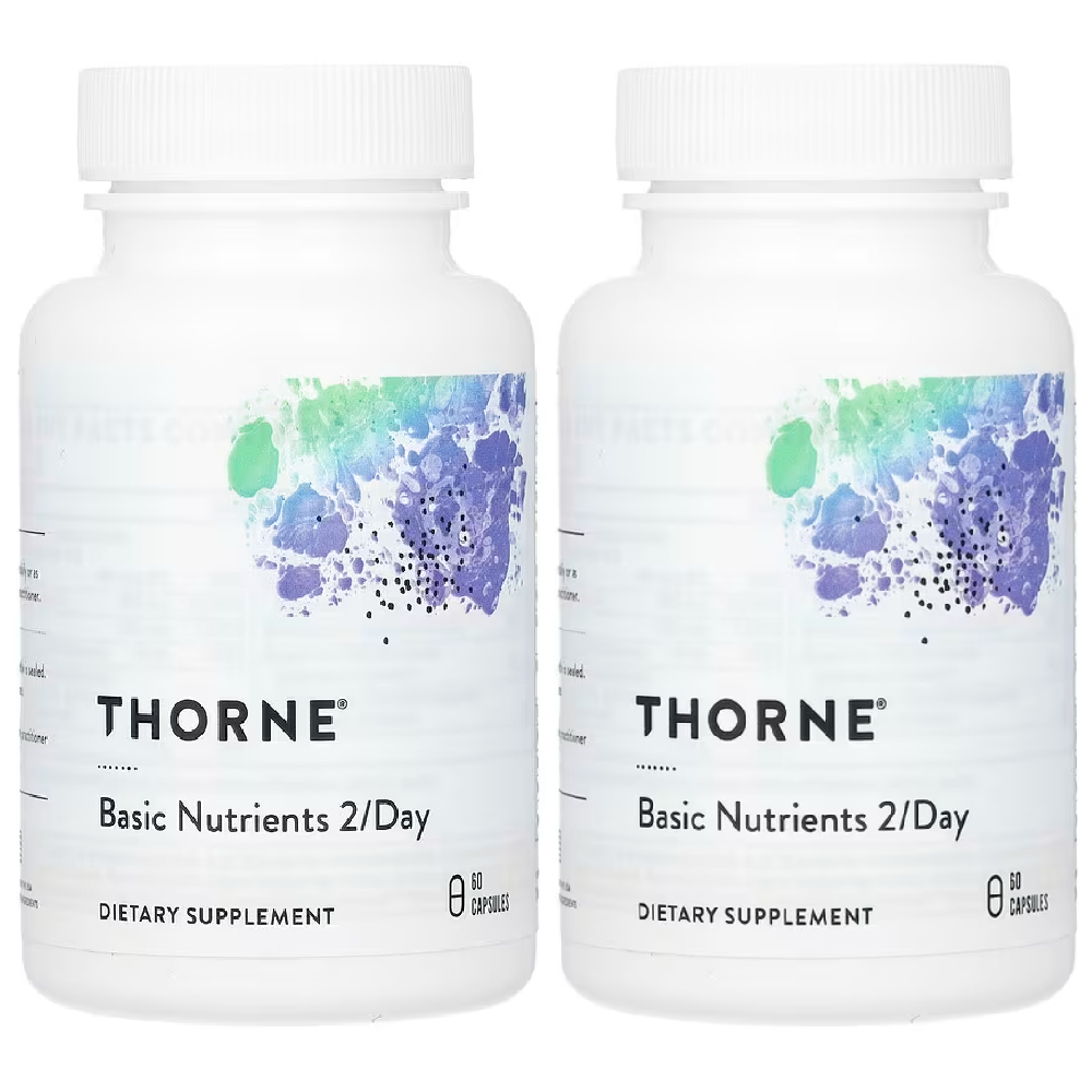(2통)쏜 베이직 뉴트리언트 2/Day 60캡슐 Thorne Basic Nutrients